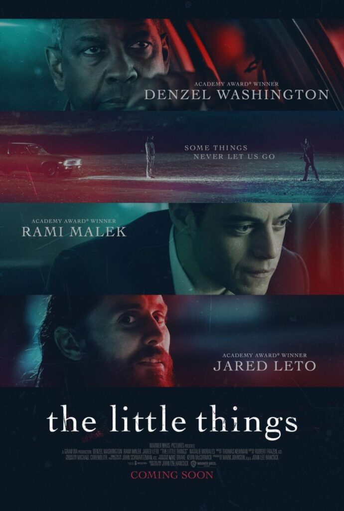 The Little Things (2021). Denzel Washington, Rami Malek, Jared Leto