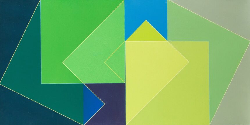 CRISTOBAL POVEDANO. Doble sostenido 2020. Óleo sobre madera. 60 x 120 cm