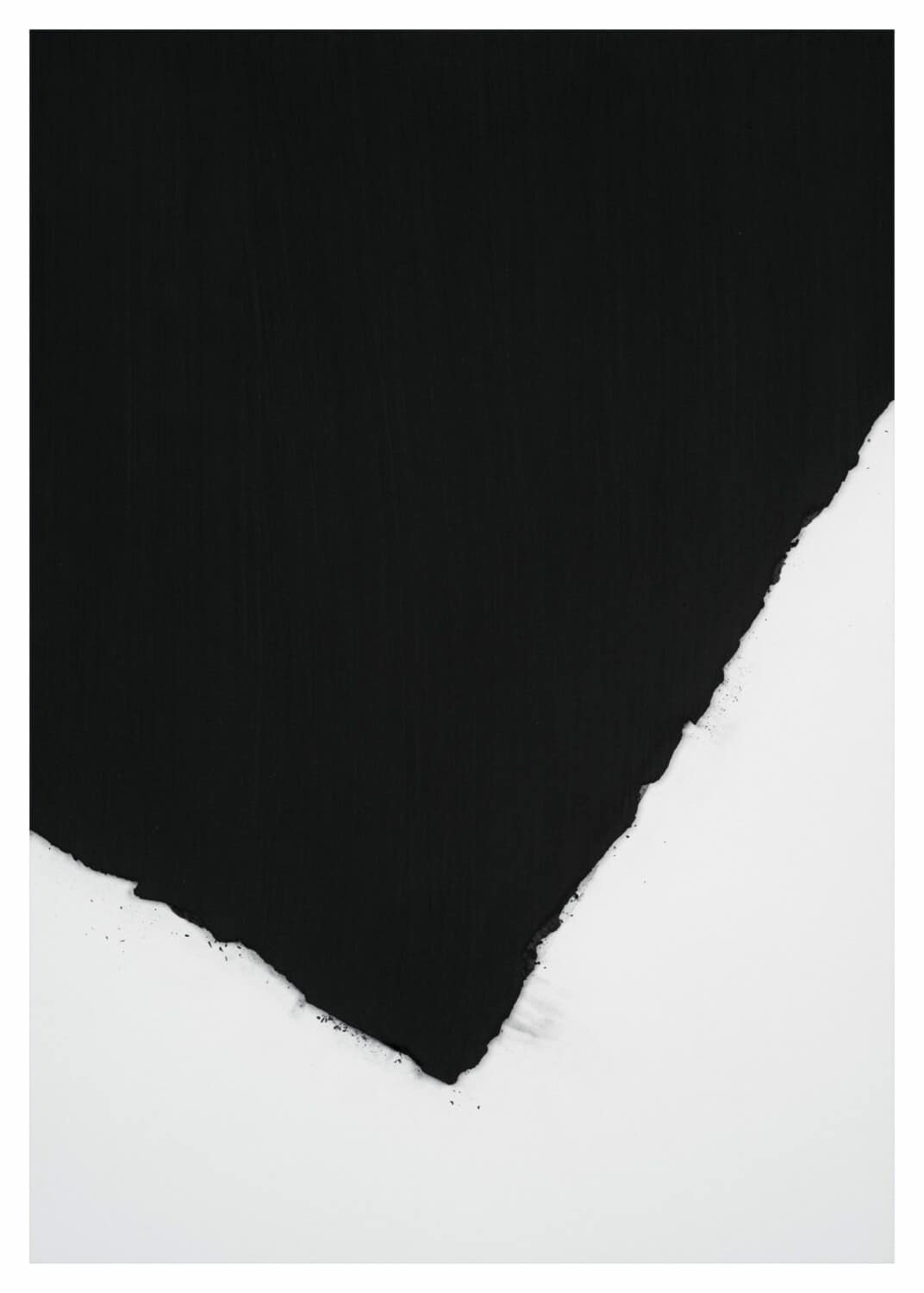 Lee Bae, Landscape ch3-34, 2017. Charcoal on canvas. 117 x 82 cm. Courtesy of the artist and Perrotin