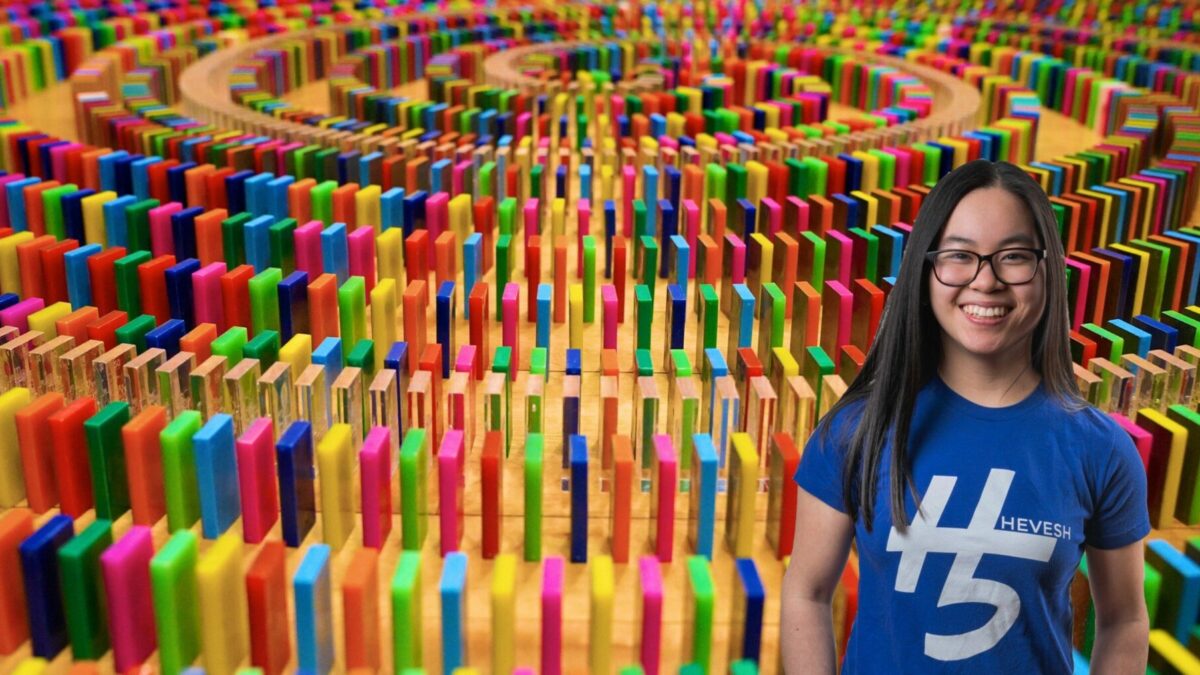 Wellcome s&rsquo;associe à la star YouTube du domino pour aider à vaincre la COVID-19