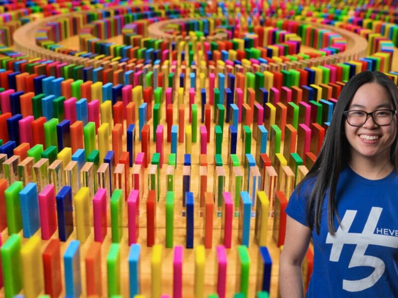 Wellcome s&rsquo;associe à la star YouTube du domino pour aider à vaincre la COVID-19