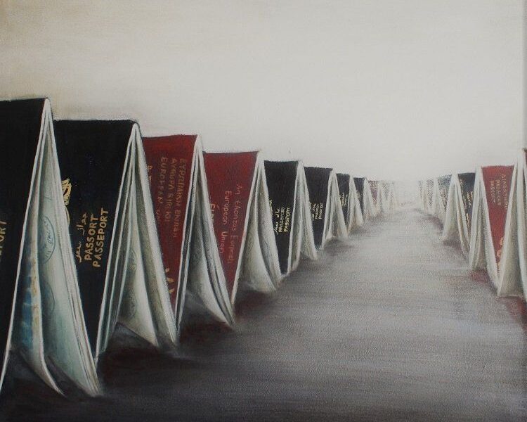 Displaced Privilege, a solo exhibition by Olivier Cornet Gallery artist Miriam McConnon