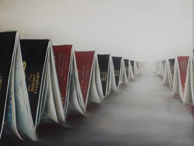 Displaced Privilege, a solo exhibition by Olivier Cornet Gallery artist Miriam McConnon