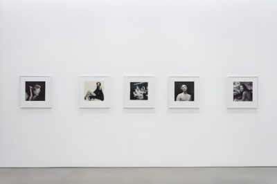 Peter Hujar, Backstage, installation view: Maureen Paley, London, 2021 special thanks to the Peter Hujar Estate and Archive LLC