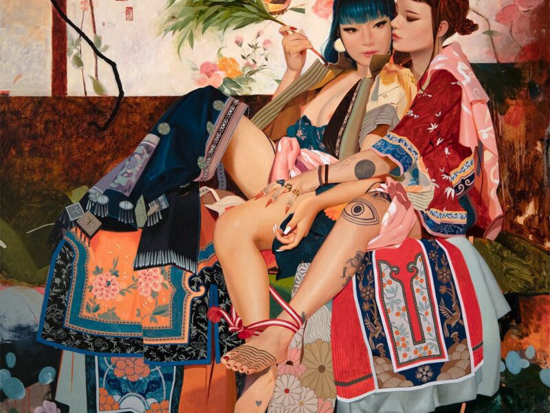 Ribbons and Connotations, by Soey Milk. Corey Helford Gallery. Los Angeles