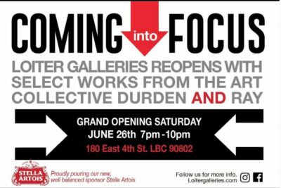 Durden & Ray opening Sat in Long Beach. Los Angeles