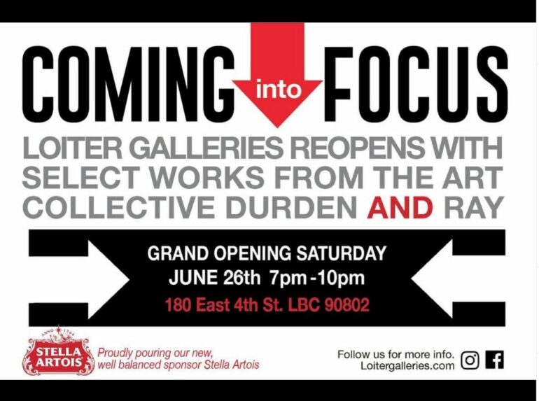 Durden & Ray opening Sat in Long Beach. Los Angeles