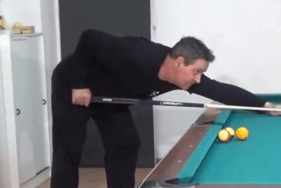 Retroceso de Bola Blanca en Billar Americano (Pool). Ejecución Correcta