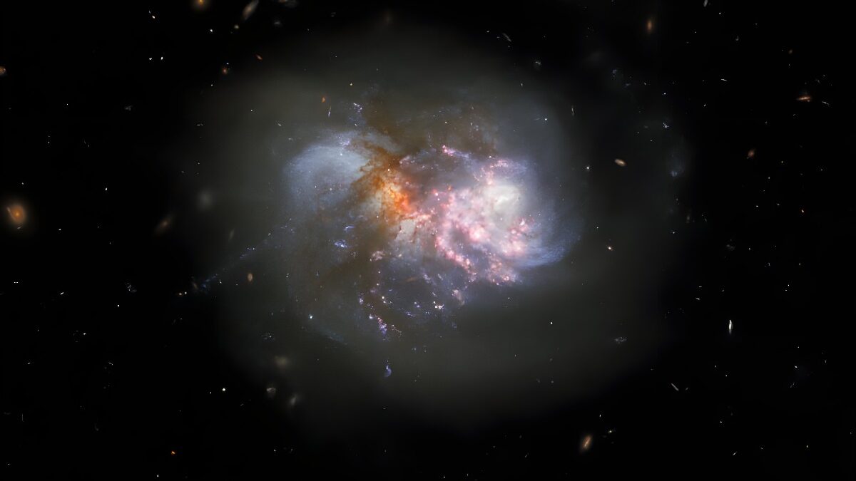Dúo Dinámico Deslumbrante Visto por el Hubble