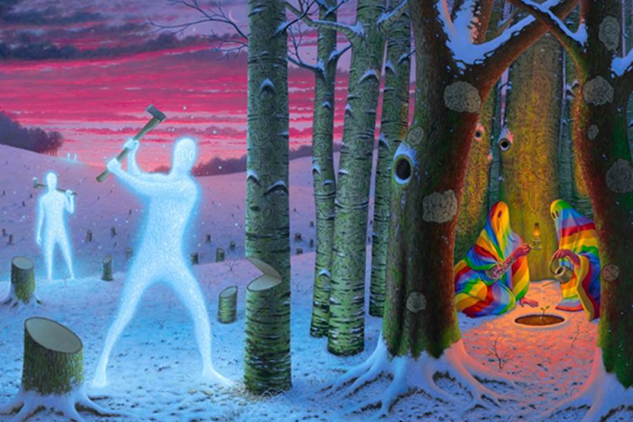 Dream Country, by Adrian Cox. Corey Helford Gallery