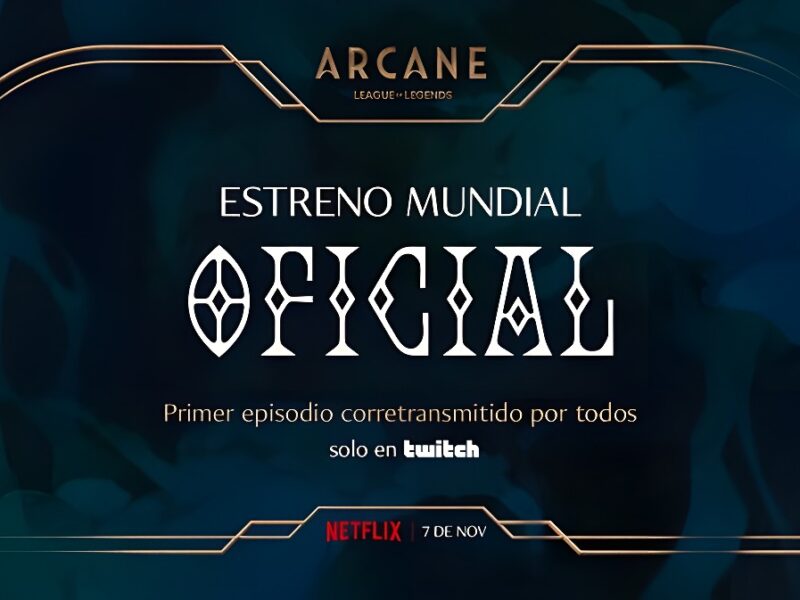 El primer episodio de la serie animada Arcane contará con la opción de co-streaming en Twitch