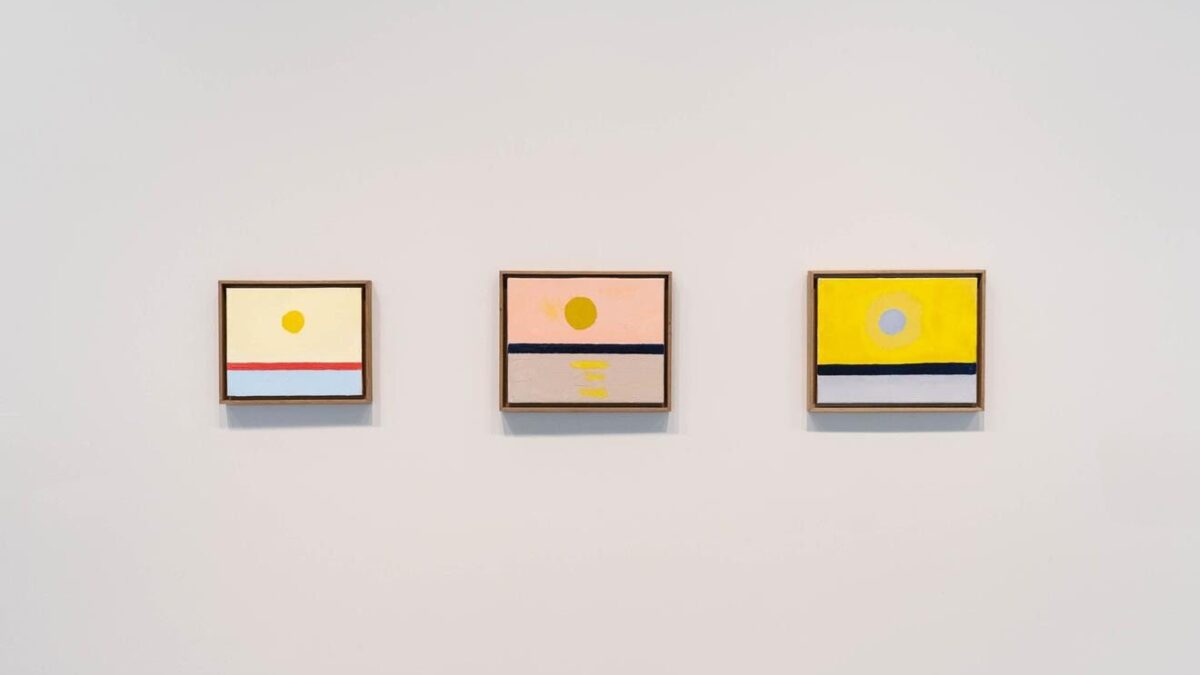Etel Adnan at the Solomon R. Guggenheim Museum, New York