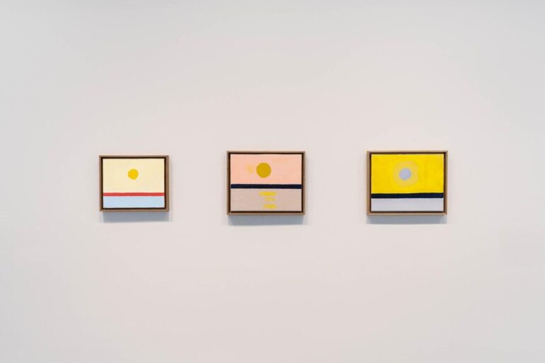 Etel Adnan at the Solomon R. Guggenheim Museum, New York