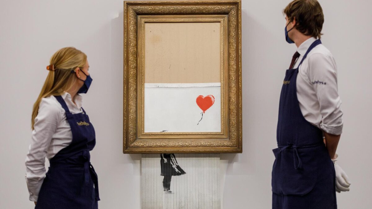 Shredded Banksy Sells for Record-Breaking £18.6 Million / $25.4 Million in Return to Sotheby’s