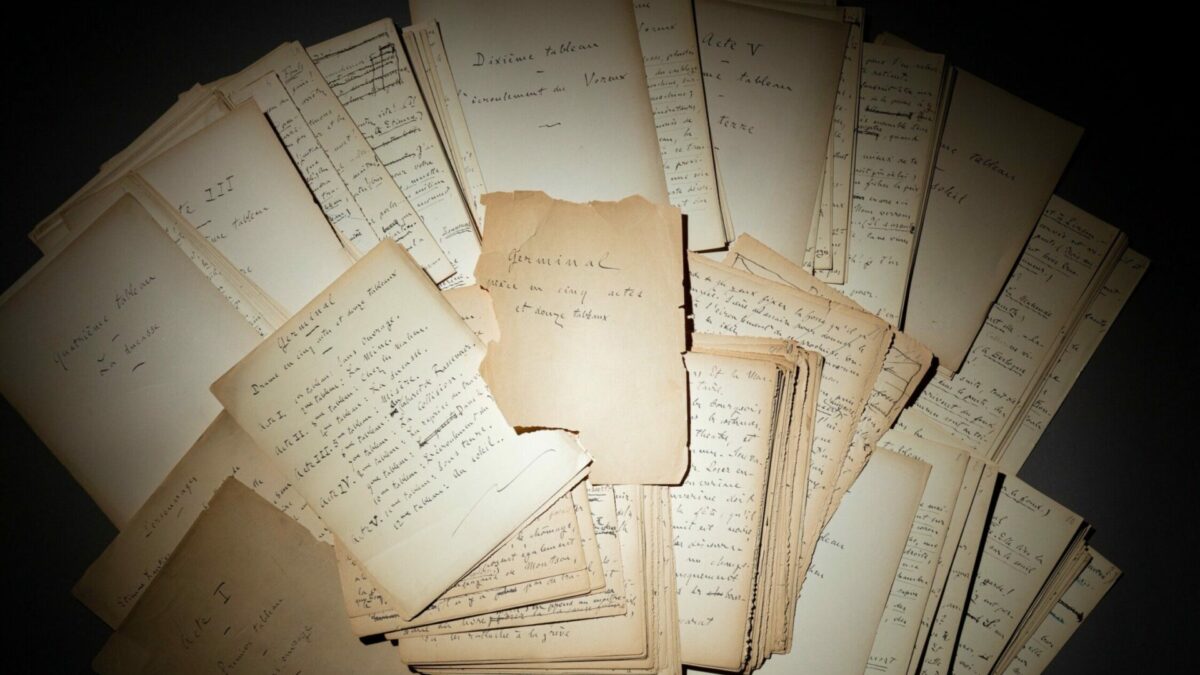 Le Dernier Grand Manuscrit D’Émile Zola Encore En Mains Privées En Vente Chez Sotheby’s à Paris