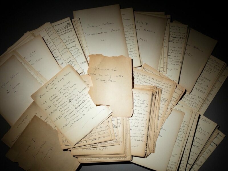 Le Dernier Grand Manuscrit D’Émile Zola Encore En Mains Privées En Vente Chez Sotheby’s à Paris