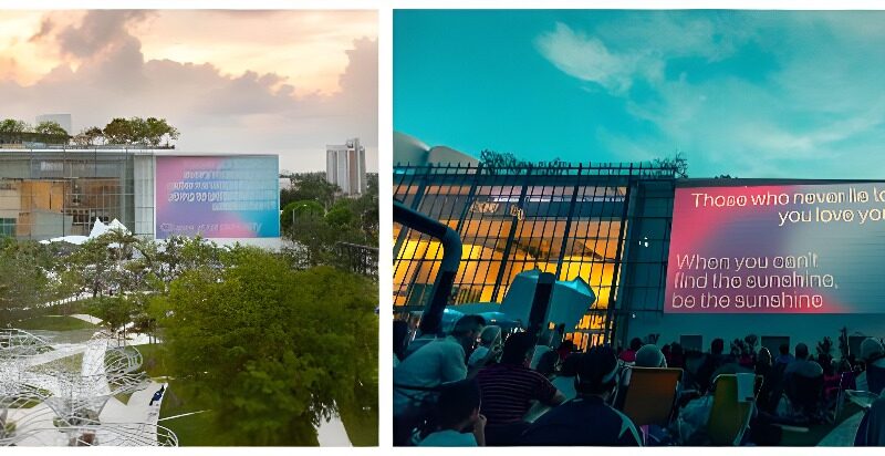 Paula Crown’s EMANARE to feature on the New World Symphony’s WALLCAST® for two evenings during Miami Art Week