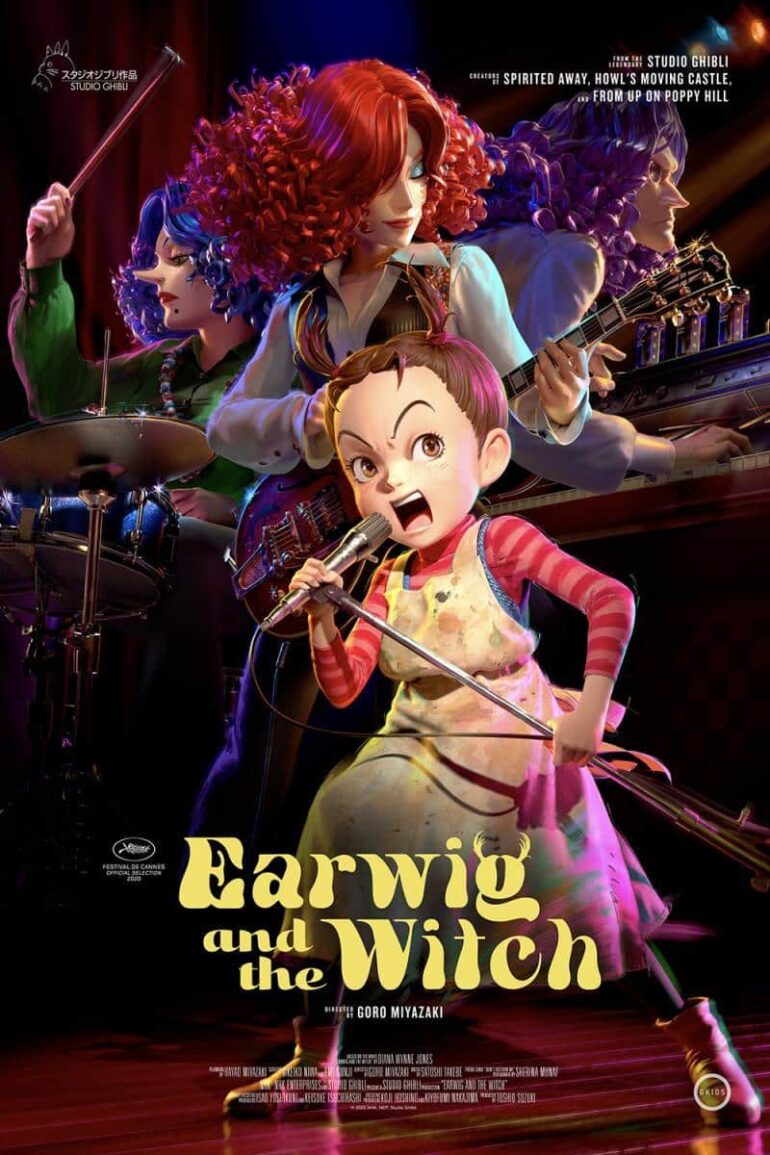 Earwig and the Witch (2021). Animation on Netflix. Movie Reviews