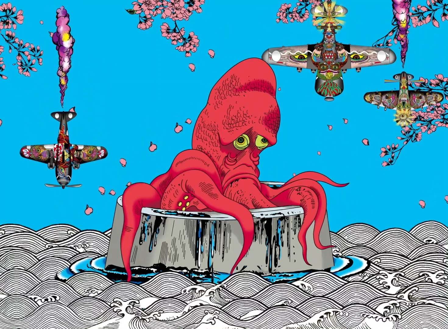 Meridians. Keiichi Tanaami “Red Shade”. Nanzuka. Art Basel Miami Beach 2021