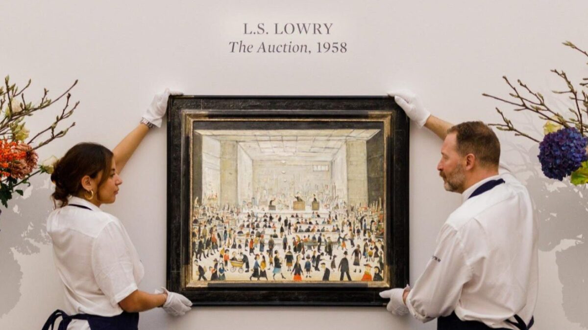 L.S. Lowry’s Only Painting of an Auction Room Sells for £2.6 Million