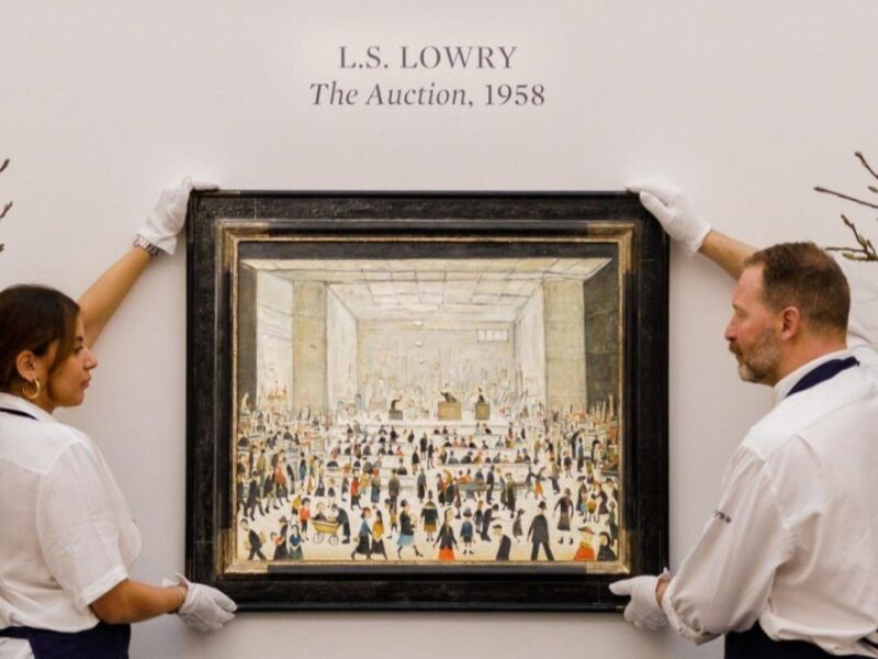 L.S. Lowry’s Only Painting of an Auction Room Sells for £2.6 Million