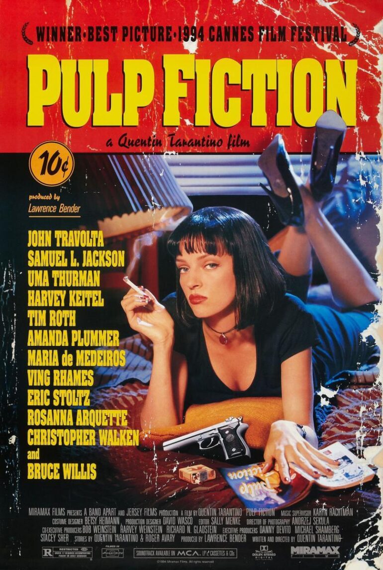 “Pulp Fiction” (1994), a Quentin Tarantino Film. Movie Review