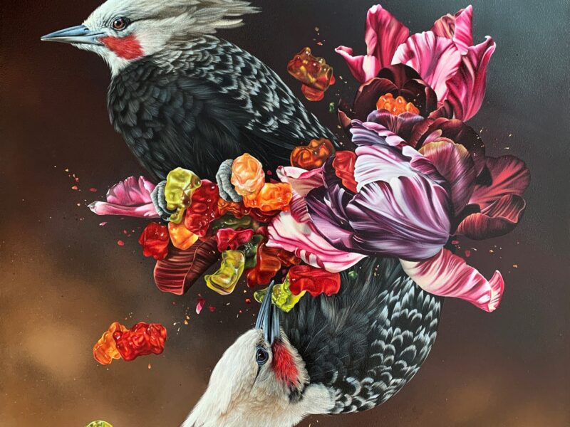 Wealth and Hellness, by Josie Morway. Corey Helford Gallery. Los Angeles