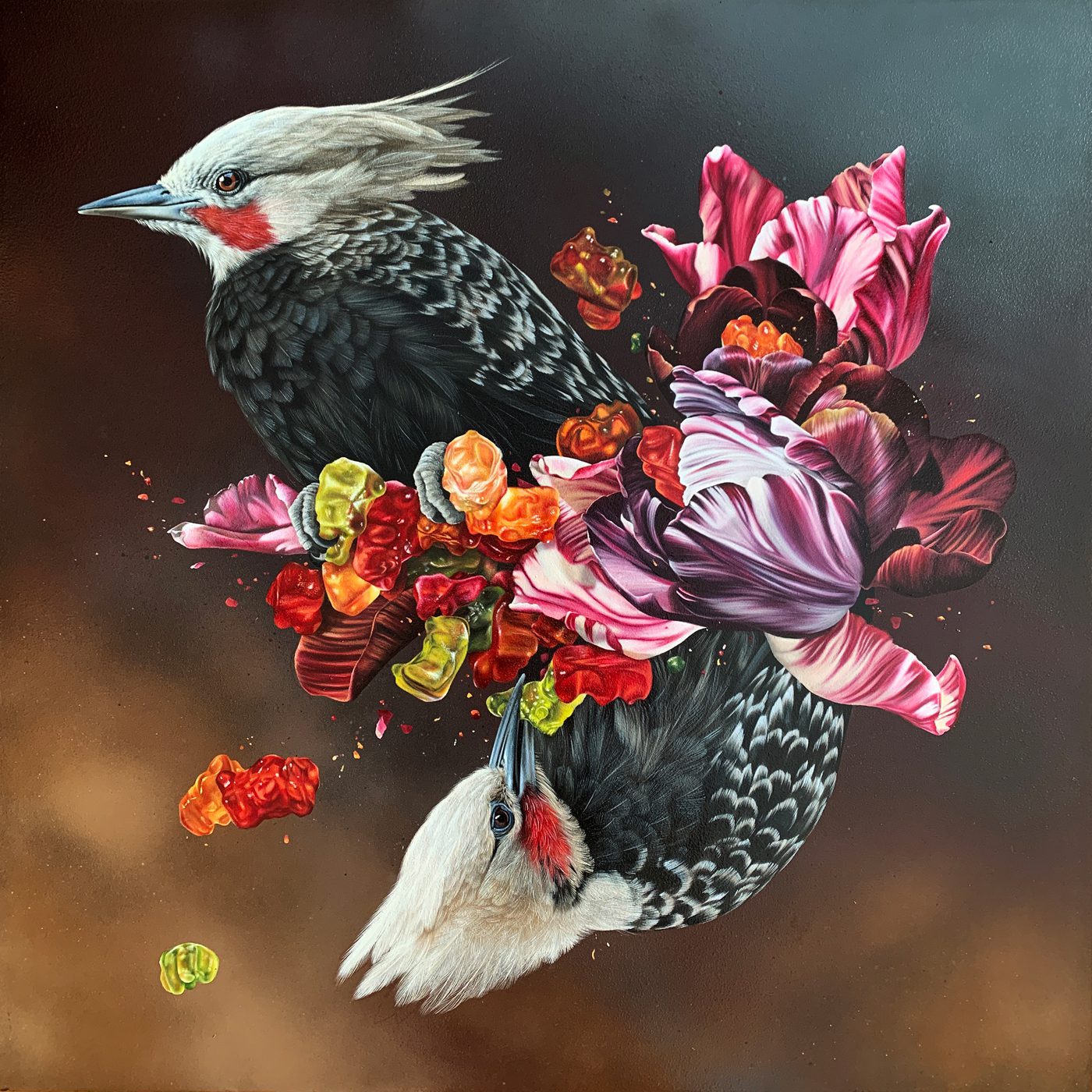 Wealth and Hellness, by Josie Morway. Corey Helford Gallery. Los Angeles