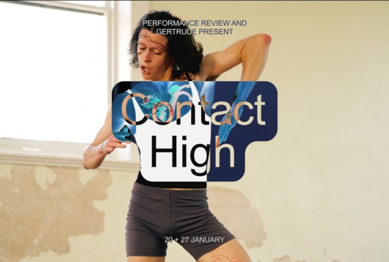 Coming up at Gertrude Glasshouse | Performance Review and Gertrude present Contact High