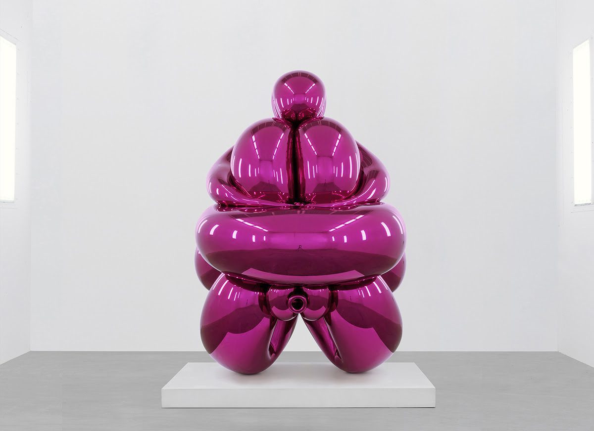 Jeff Koons, Balloon Venus Hohlen Fels (Magenta), 2013-2019 © Jeff Koons