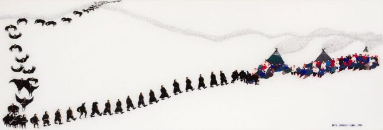 Sámi artist Britta Marakatt-Labba at Ikon