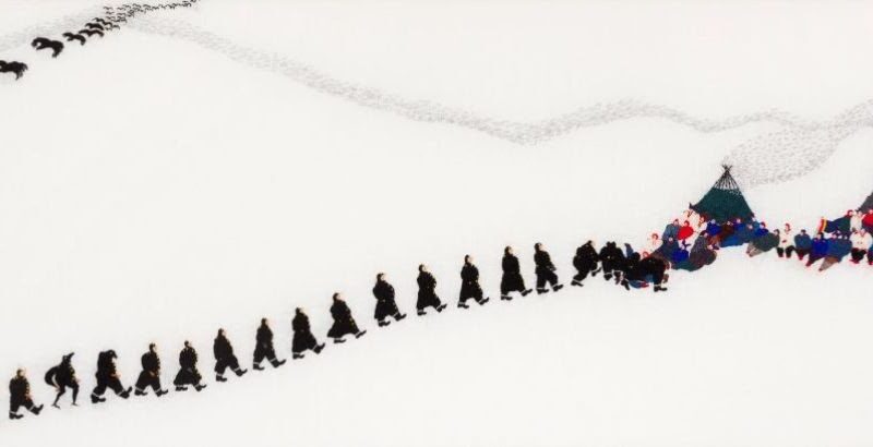 Sámi artist Britta Marakatt-Labba at Ikon