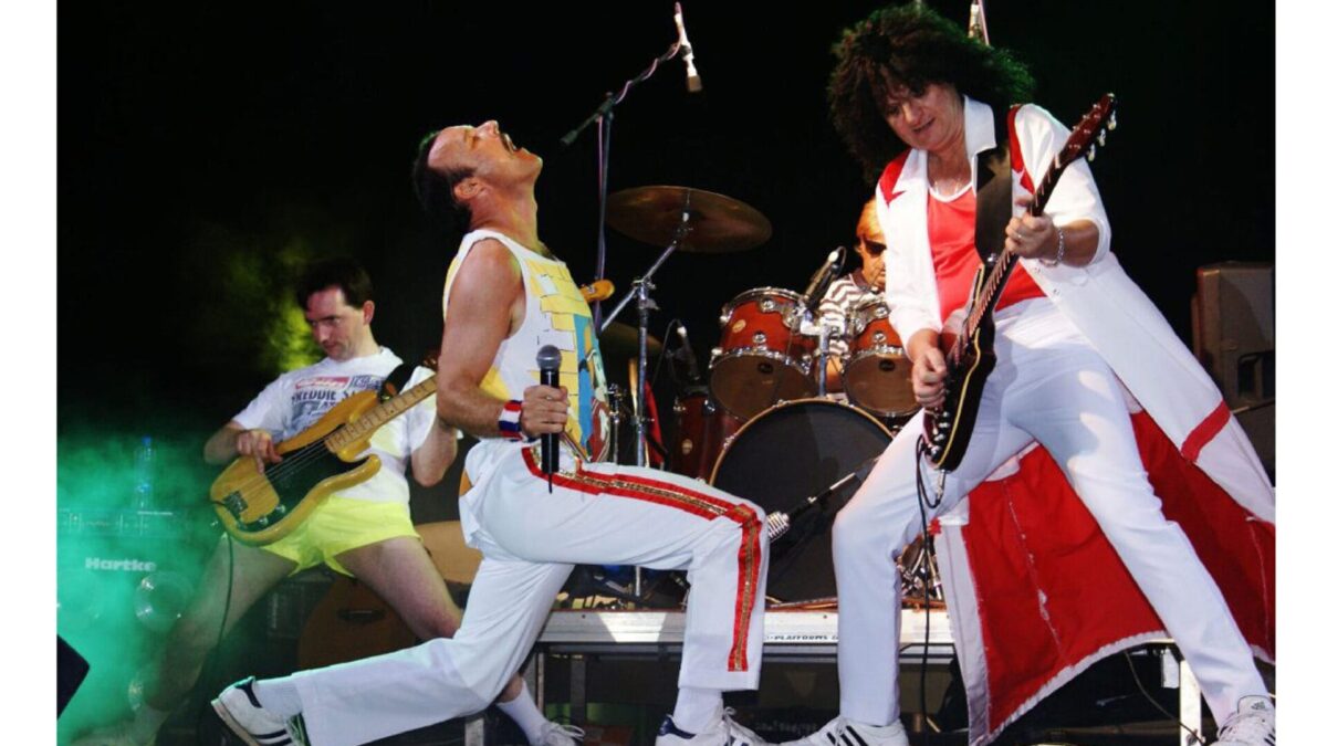 A Concert featuring A Comprehensive re-enactment of Queens Greatest Hits