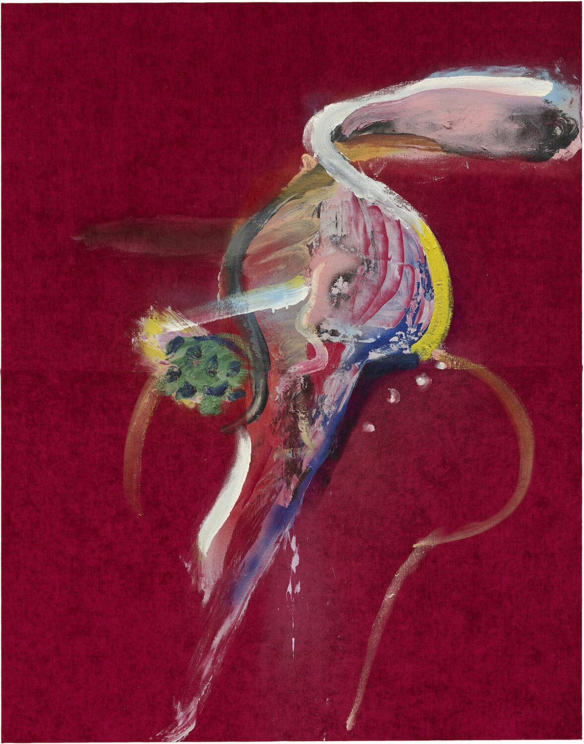 Julian Schnabel in Los Angeles. Pace Gallery