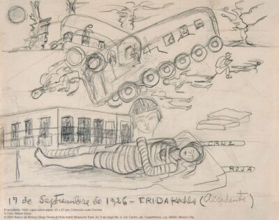 El accidente (1926). Frida Kahlo