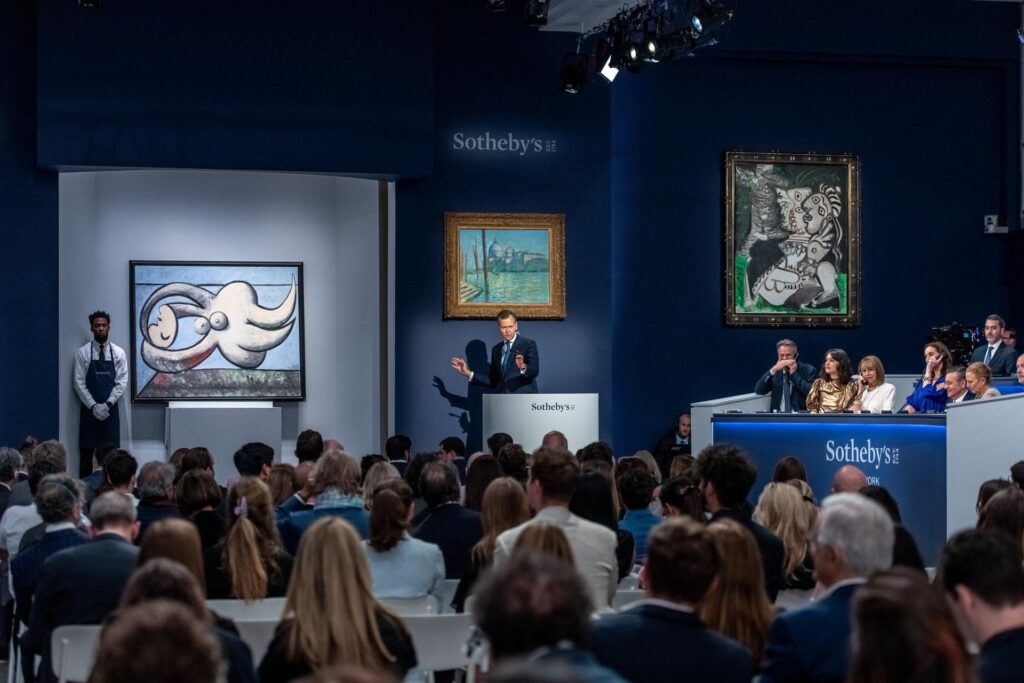 La subasta de Sotheby’s alcanza los 408,5 millones de dólares, la tercera mayor venta de la historia de la empresa