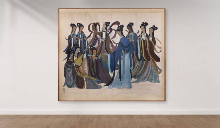 The Largest Ever Work by Lin Fengmian to Come to Market: Dunhuang Musicians Leads Bonhams Chinese Paintings Sale in June