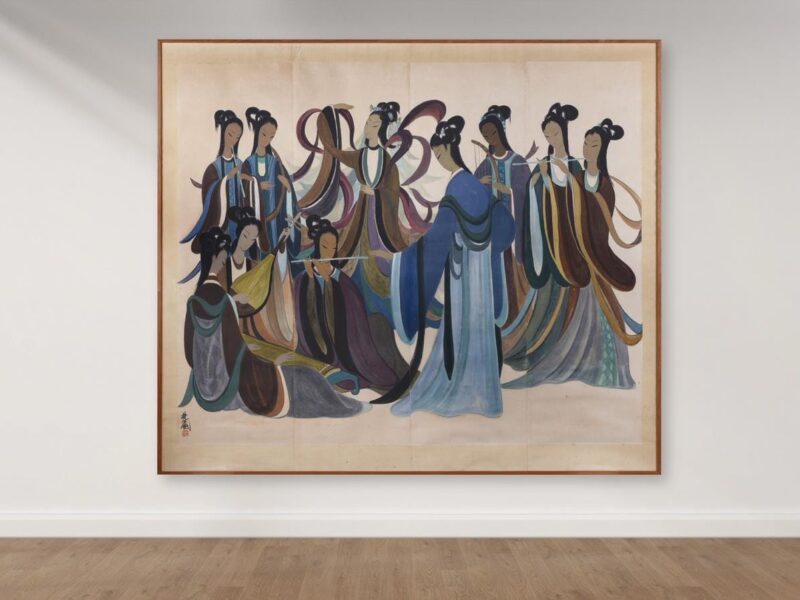 The Largest Ever Work by Lin Fengmian to Come to Market: Dunhuang Musicians Leads Bonhams Chinese Paintings Sale in June