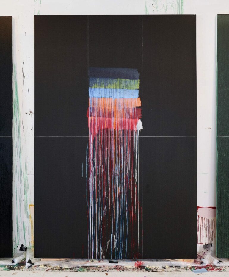 Pat Steir opens this week in Paris. LGDR 
