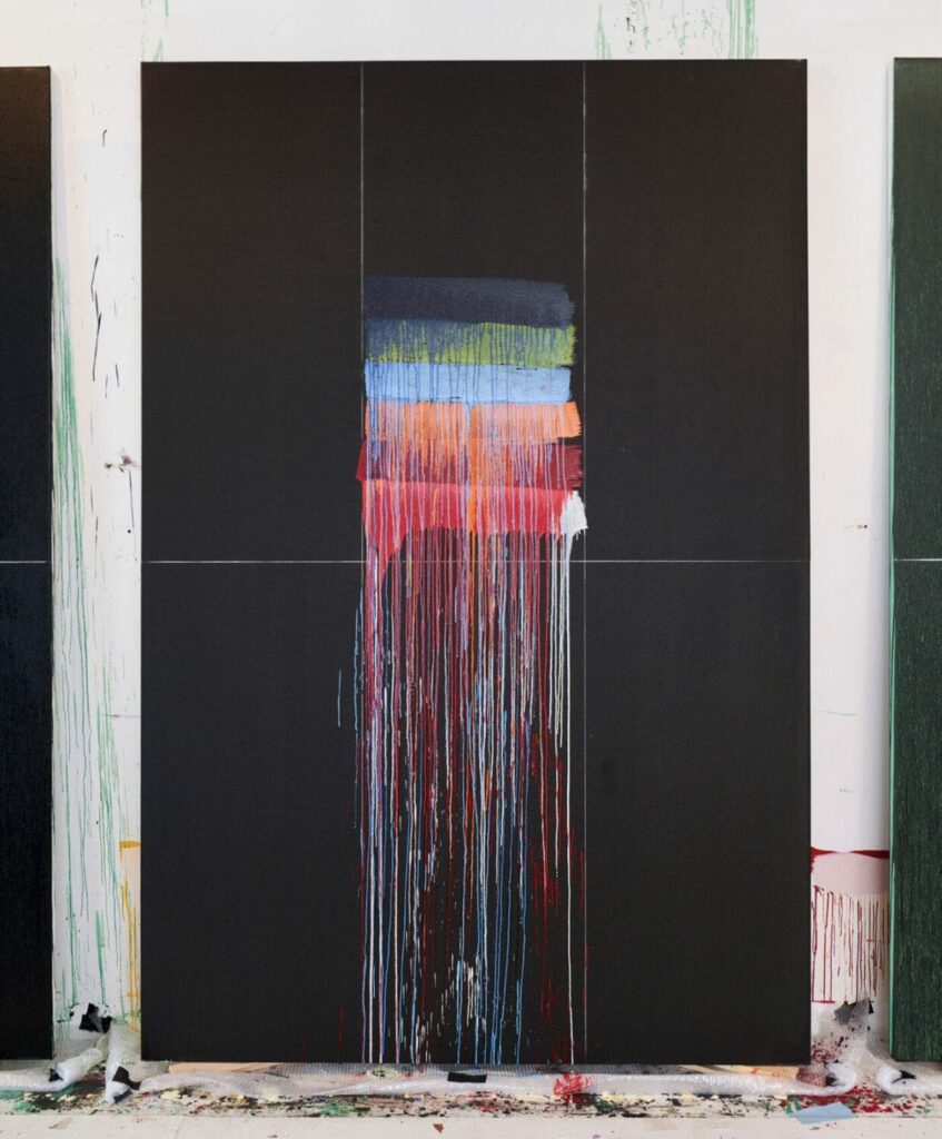 Pat Steir opens this week in Paris. LGDR 