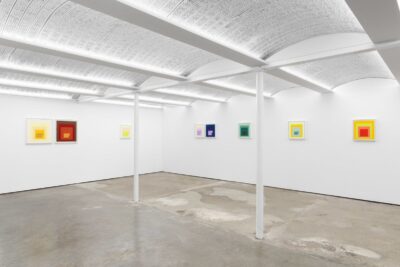 Installation view: Steve Locke: Homage to the Auction Block, 2022, Alexander Gray Associates, Germantown, NY
