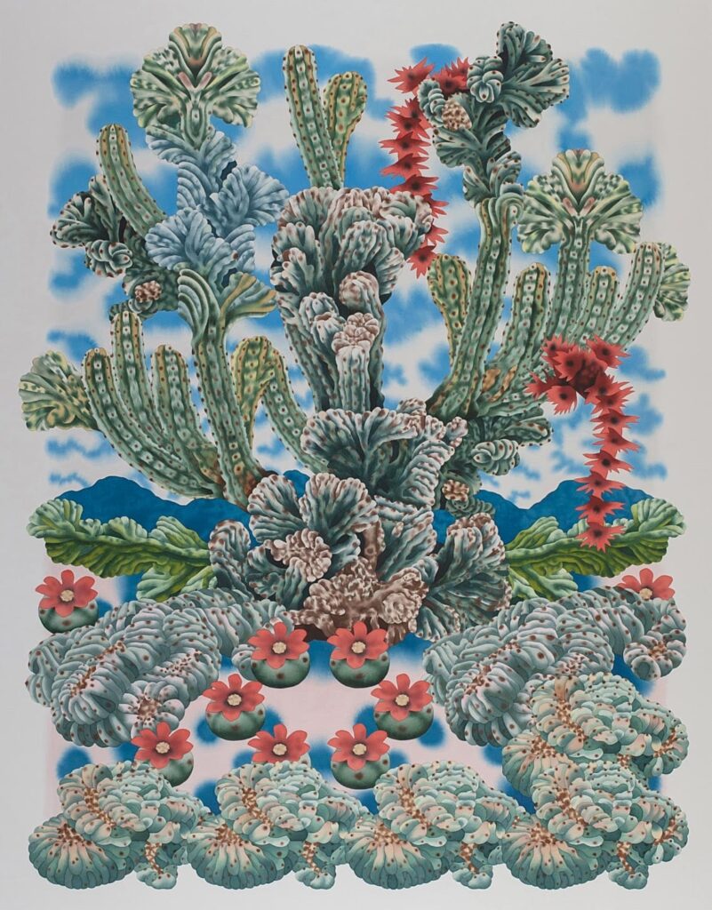 Matthew Palladino solo exhibition “9LivesAutoSaveCat” “High Desert Bloom”. NANZUKA