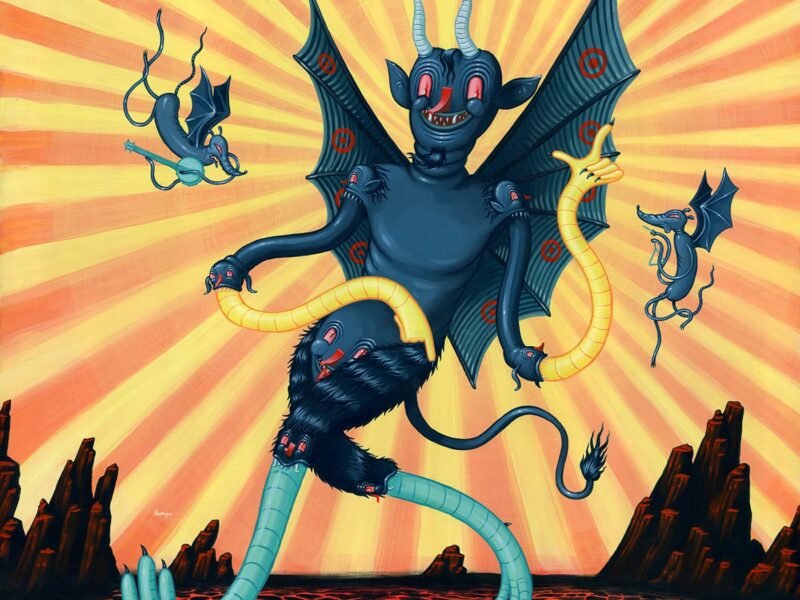 All Signs Point to No, by Travis Lampe. Corey Helford Gallery