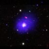 Chandra Shows Giant Black Hole Spins Slower Than Its Peers