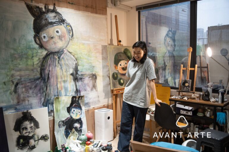 b.wing x Avant Arte studio works. JPS Gallery