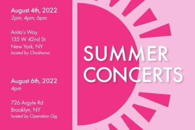 Outdoor Summer Concert with Operation Gig! Presented by New Camerata Opera