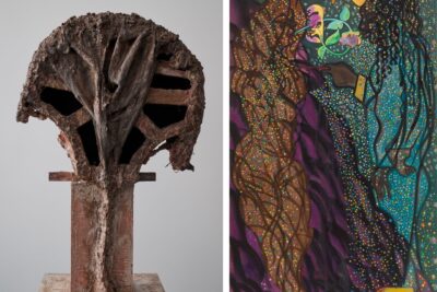 Huma Bhabha and Chris Ofili at The Armory Show
