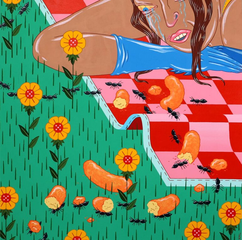 ‘Hard Pressed’ by Kristen Liu-Wong – Corey Helford Gallery