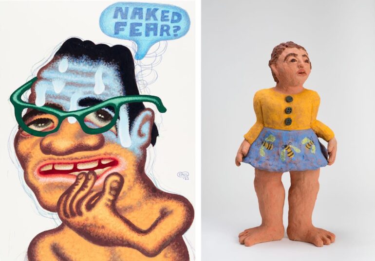 Peter and Sally Saul at Michael Werner Gallery, East Hampton