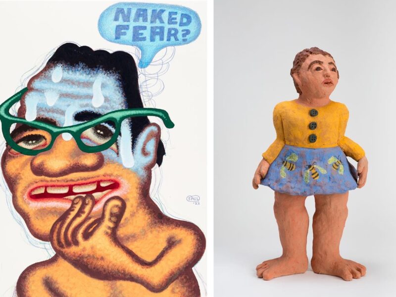 Peter and Sally Saul at Michael Werner Gallery, East Hampton